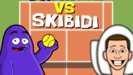 Grimace vs. Skibidi