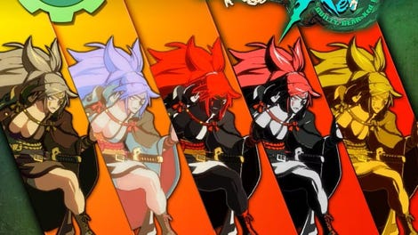 Guilty Gear Xrd: Rev 2 - Character Colors: Baiken