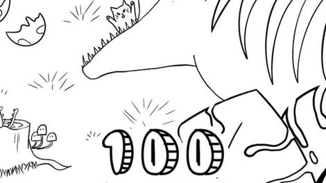 100 Dino Cats