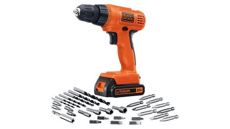 BLACK+DECKER 20V MAX POWERECONNECT Cordless Drill/Driver + 30 Piece Bits and Drivers Kit