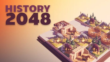 History2048: 3D puzzle number game