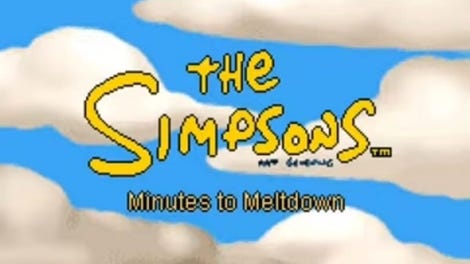 The Simpsons: Minutes to Meltdown