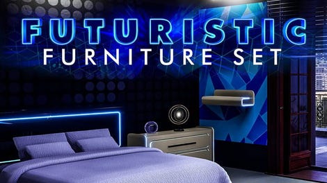 Hotel Renovator: Futuristic Furniture Set