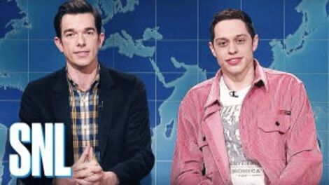 Pete Davidson Jokes About <i>The Mule</i> and His 'Crazy Month' Alongside John Mulaney on <i>SNL</i>