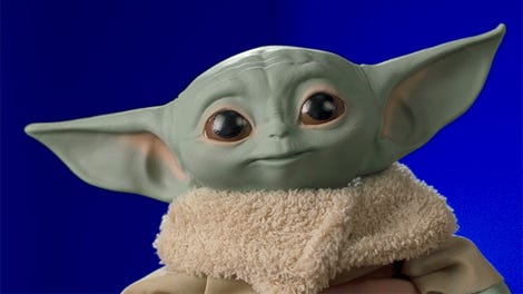 Hasbro's first look at animatronic Baby Yoda will steal your heart - The  Verge