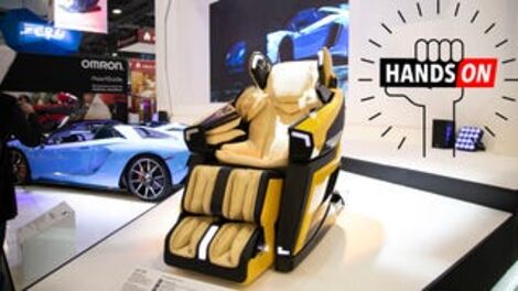 Sitting in This Lamborghini Massage Chair Was Like Having Bad Sex With Optimus Prime