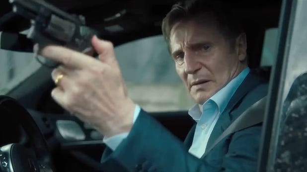 Liam Neeson is still kicking butt at 71 in the trailer for his new action  movie Retribution