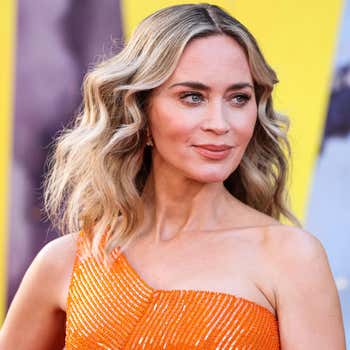 Image for Which co-star made Emily Blunt want to throw up when they kissed?