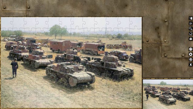 Pixel Puzzles Ww2 Jigsaw: Italian Tanks - Kotaku