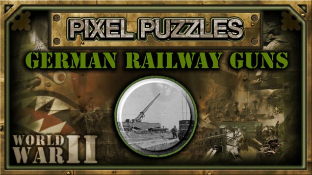 Pixel Puzzles Ww2 Jigsaw: Pack - German Railway Guns - Kotaku