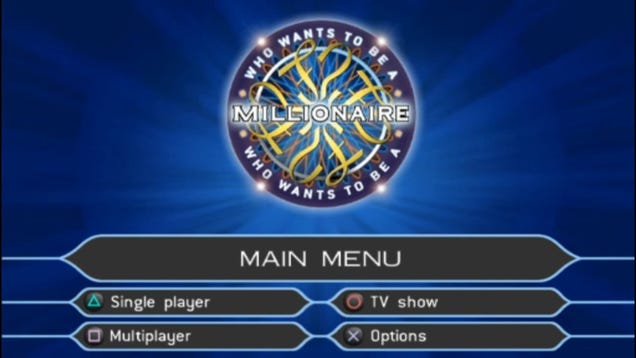 Who Wants to be a Millionaire: Party Edition - Kotaku