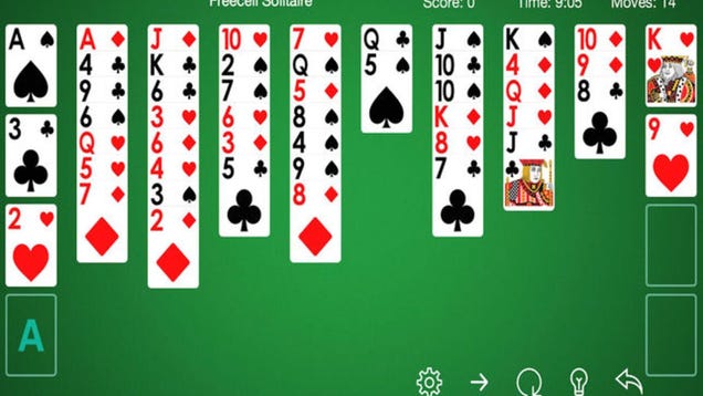 FreeCell Solitaire - Classic Deck Card Games - Kotaku