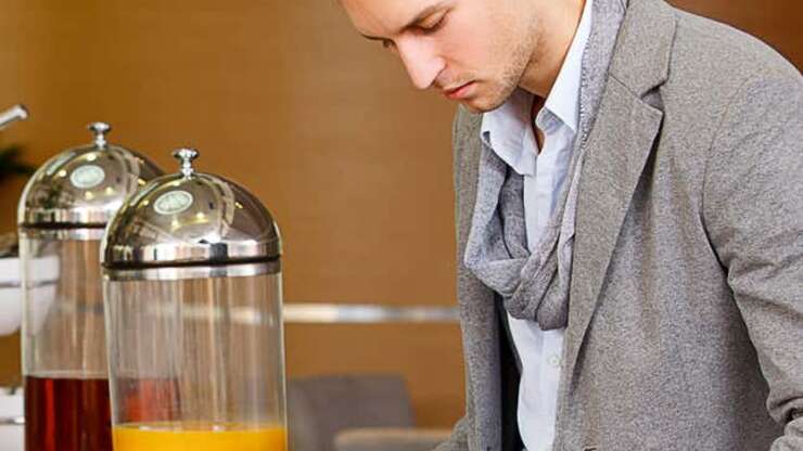 Image for Late-Rising Hotel Guest Comes To Terms With Remnants Of Free Breakfast