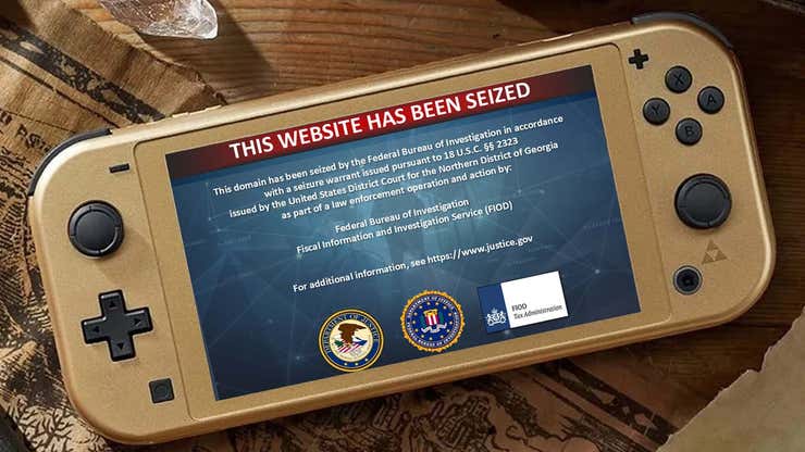 Image for Major Nintendo Switch Piracy Website Seized By FBI