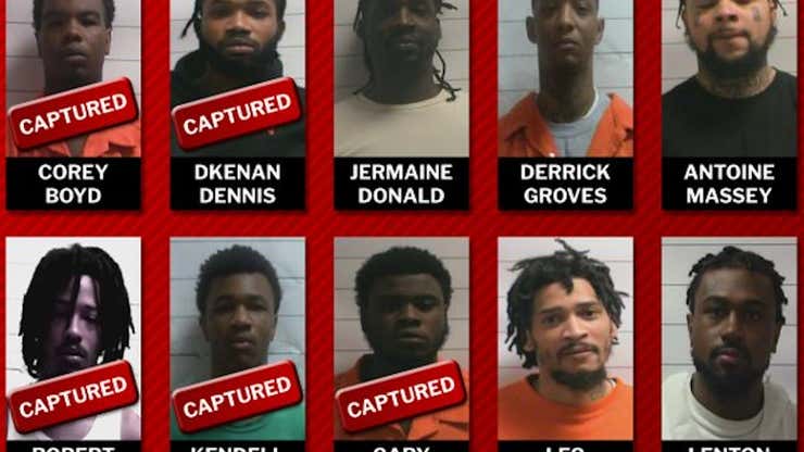 Image for The Breakdown of How 5 New Orleans Escaped Inmates Were Found