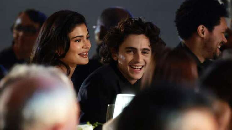Image for Welp, Kylie Jenner and Timothée Chalamet Still Seem to Be for Real