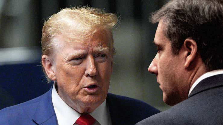 Image for Trump Reflexively Asks Michael Cohen To Silence Michael Cohen