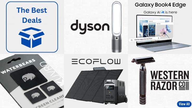 Image for Best Deals of the Day: Samsung, Dyson, EcoFlow, Western Razor, WaterBear & More