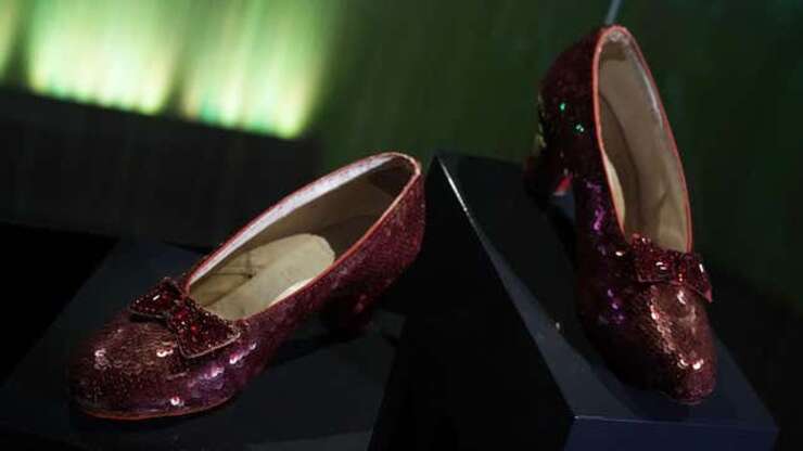 Image for The story of the stolen Wizard Of Oz ruby slippers would make for a pretty good movie