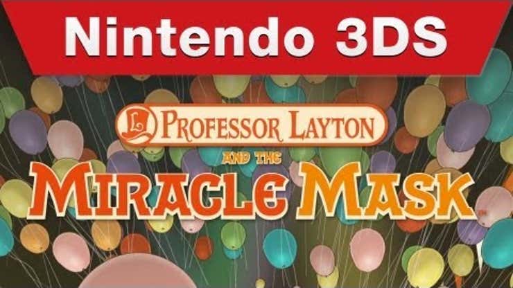 Image for Professor Layton and the Miracle Mask: The Kotaku Review