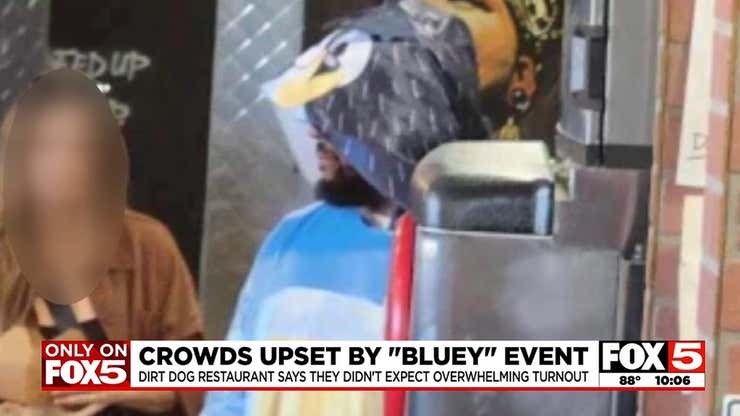 Image for Kids Cry as Bluey Event at Vegas Bar Turns Out to Be Another Willy Wonka Experience