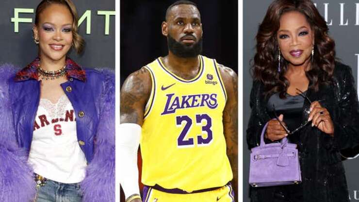 Image for LeBron, Oprah, Rihanna and Other Black Billionaires on Forbes' List of Super Rich Celebs