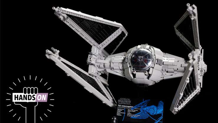 Image for Get Up Close and Personal With Lego Star Wars' Amazing New TIE Interceptor