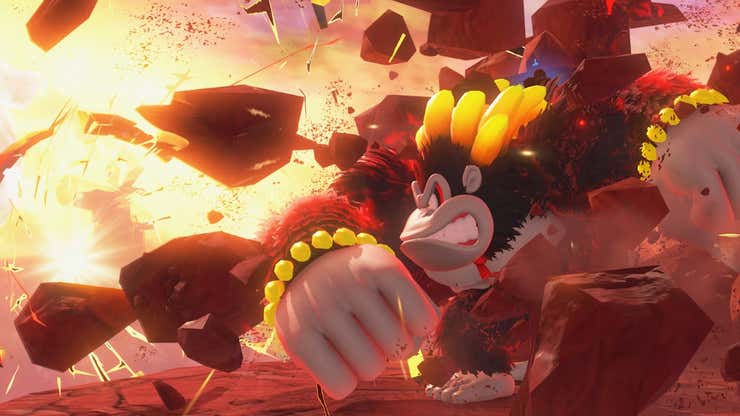 Image for Donkey Kong Bananza’s Destructible Environments Are So Good I Can't Stop Smashing Them To Bits