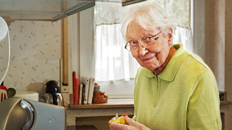 Image for Grandmother Spends Entire Day Peeling Single Potato