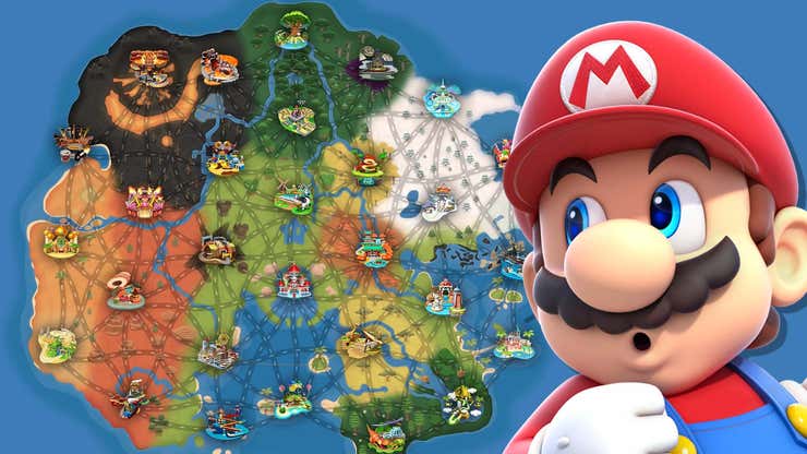Image for Mario Kart World's Map Is Much Bigger Than You Might Expect