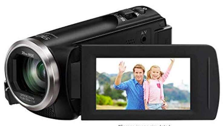 Image for Capture Lifelong Holiday Memories with Panasonic Full HD Video Camera Camcorder, 21% Off Today