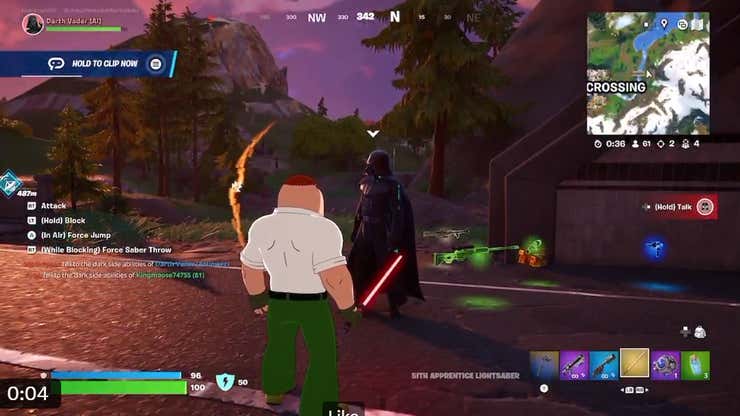 Image for The Internet Reacts To AI Darth Vader Saying Wild Things In Fortnite