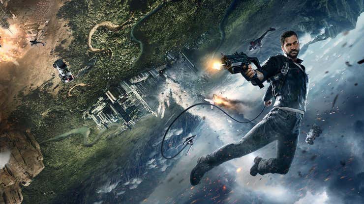 Image for The Just Cause Games are Becoming an Inevitably Gonzo Action Movie