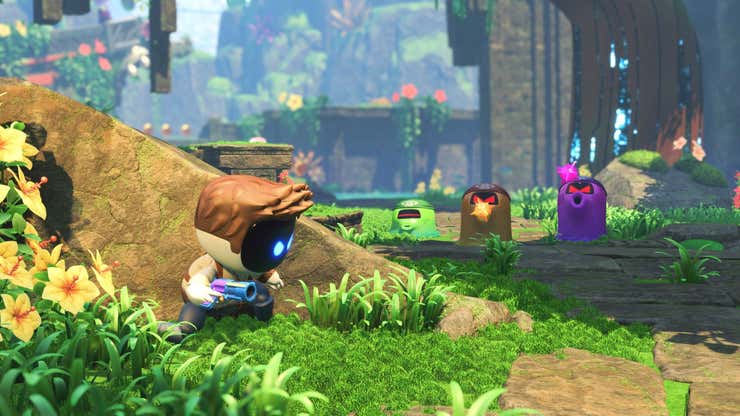 Image for Astro Bot Has An Amazing Uncharted Level, With A Bunch Of Secret Eggs