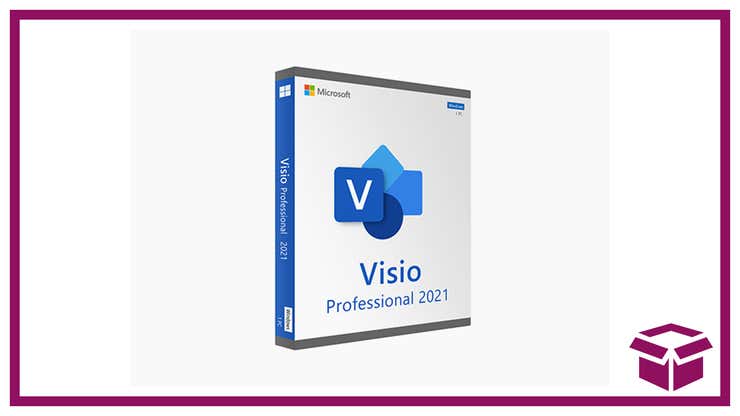 Image for Lowest Price We've Seen: Take 92% Off a Lifetime License for Microsoft Visio 2021 Pro for a Limited Time