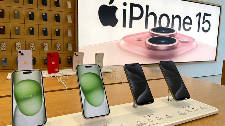Image for Apple is slashing iPhone prices in China again as sales slow