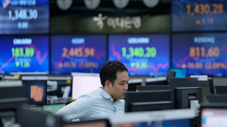 4 ghostbusters Image for Stock market today: World shares slide after Wall St rout driven by high yields, mixed earnings