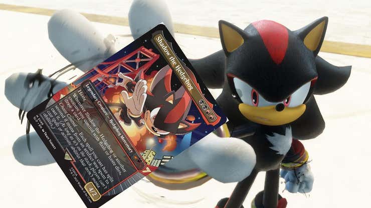 Image for Even Sonic Fans Were Too Slow For Magic: The Gathering's Latest Secret Lair Debacle