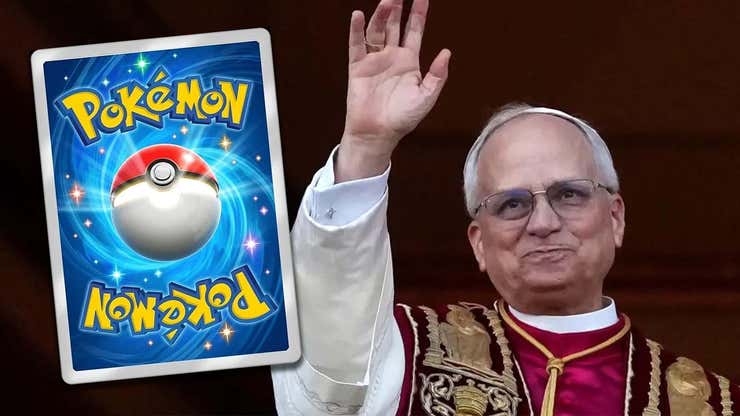 Image for The Pope Just Blessed A Holographic Pokémon Card