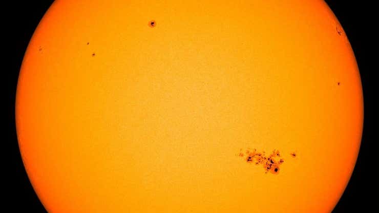 Image for Still Have Your Eclipse Glasses? Use Them to Look at This Massive Sunspot