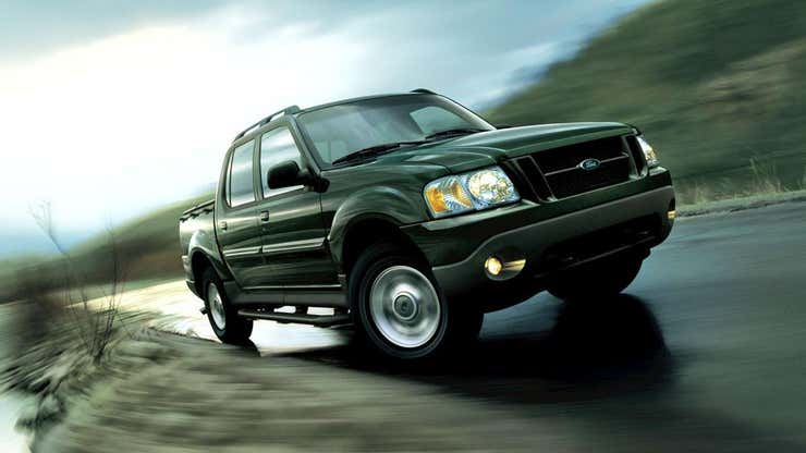 Image for The Ford Explorer Sport Trac Was An 'SUV' With The Soul Of An Old Work Truck