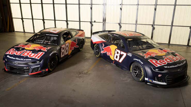 Image for Red Bull Soft Launches Return To NASCAR With Trackhouse Partnership