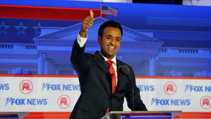 Image for Vivek Ramaswamy Is Buying TV Ads in Iowa After Calling Ads 'Idiotic'