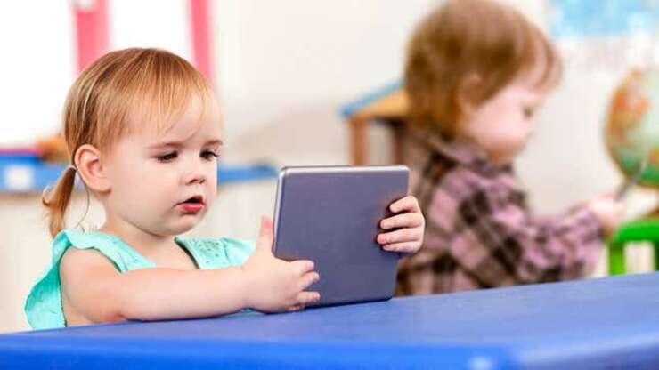 Image for Daycare Boasts Great Screen-To-Toddler Ratio