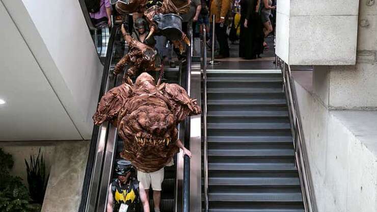 Image for Comic Convention Stairs Go Unused