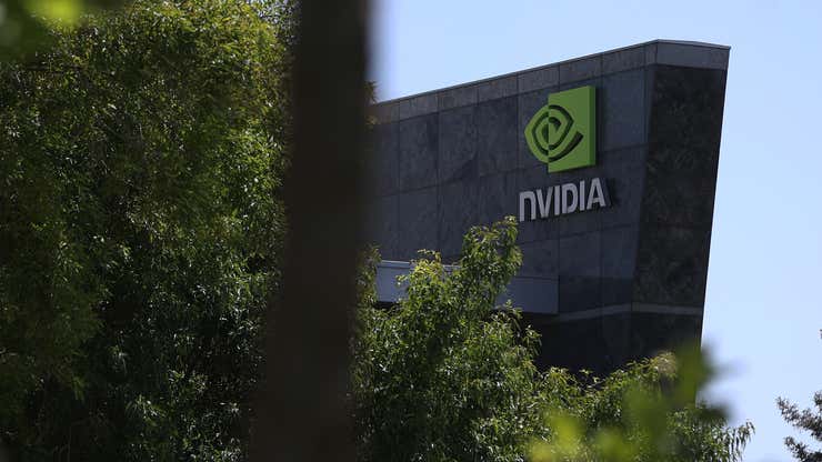 Image for Nvidia Could Pass Apple as World's Second-Most Valuable Company