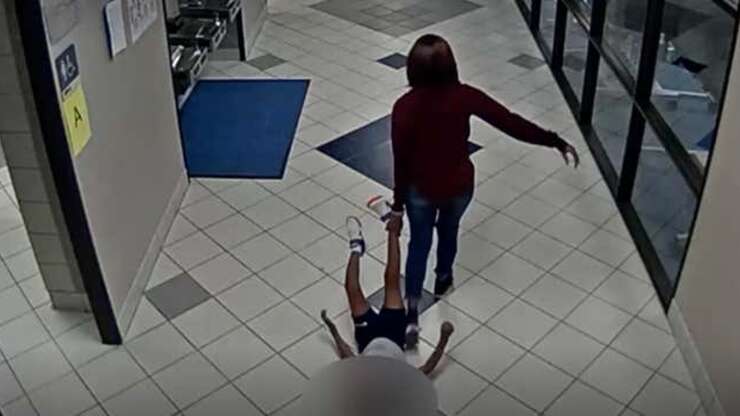Image for SMH: Video Shows Teacher Dragging Kindergartner Down The Hallway