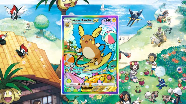 Image for I Haven't Played Pokémon TCG Pocket In Months But Celestial Guardians' Alolan Raichu Might Finally Bring Me Back