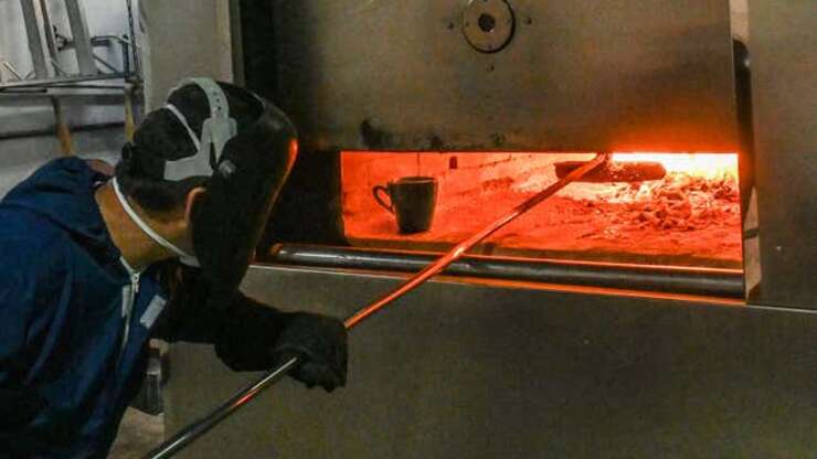 Image for Mortician Reheats Mug Of Coffee In Corner Of Oven During First Cremation Of Day