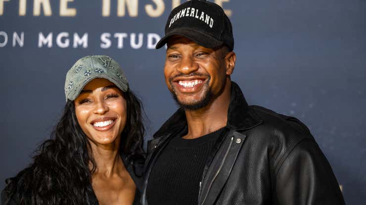 Image for Meagan Good Responds to Fiancé Jonathan Majors 'Coretta Scott King' Comments